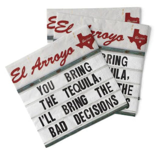 Cocktail Napkins (Pack of 20) - Bad Decisions