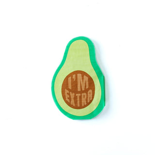 I'm extra Avocado Shaped napkin