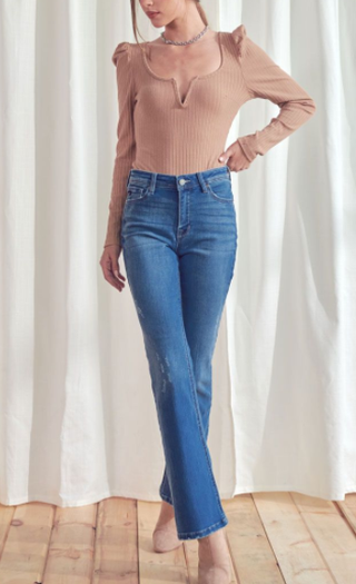 Petite Mid Rise Boot Cut
