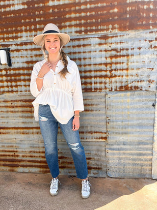 Tracey High Rise Straight Leg Jeans