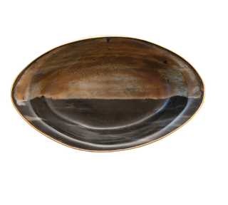 Horn Bowl w/ Brass Rim