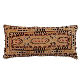36"L x 16"H Velvet Lumbar Pillow