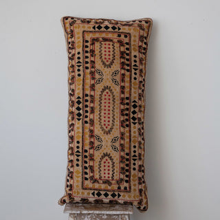 36"L x 16"H Velvet Lumbar Pillow