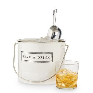 Have a Drink Ice Bucket & Scoop by twine