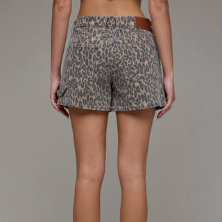 Stretch Clean Mid Rise Dad Shorts