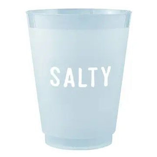 Salty - Set of 8 Frosted Cups