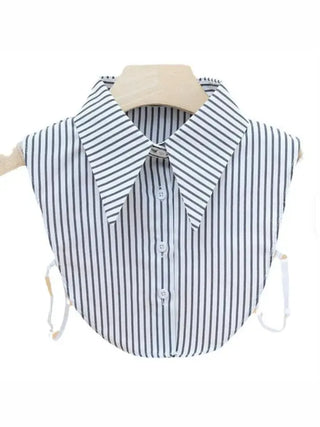 Striped Fake Collar