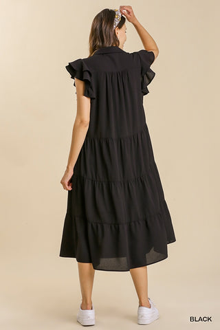Collard Tiered Dress