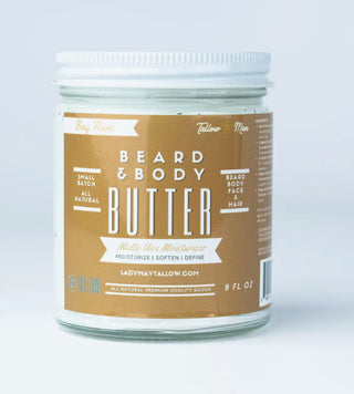 Bay Rum All-Natural Beard Butter and Skin Care For Men