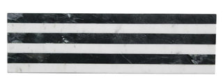 Marble Cheese/serving board with stripes