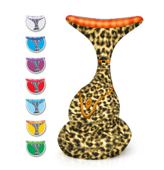 7 Color LED Neck & Face Massager Deluxe- Cheetah
