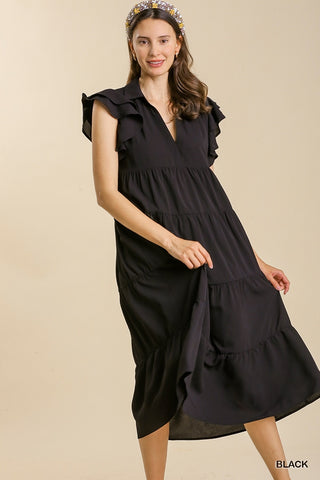Collard Tiered Dress