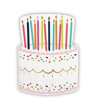 Birthday Cake Napkins - 20 count