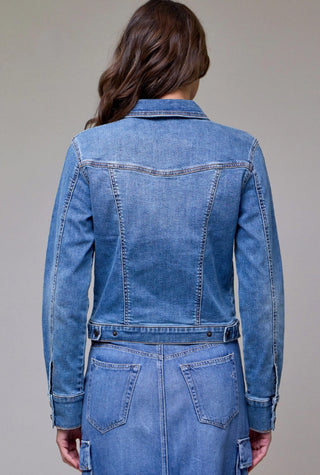 Fitted Stretch Trucker Jacket