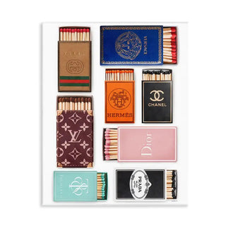 Trendy & Iconic Matchboxes Wall Plaque - 11x14
