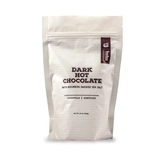 Dark Hot Chocolate Mix with Bourbon Smoked Sea Salt