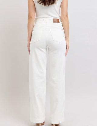 White trouser double button wide