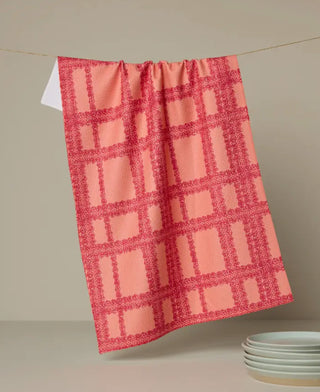Lacy Plaid Tea Towel