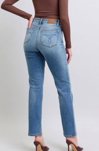 Vintage wash thermal straight