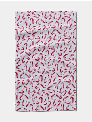 Christmas Candy Canes Tea towel