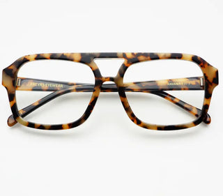 Havana Blue Light Readers Reading Glasses Eyeglasses- Milky Tortoise +2.5