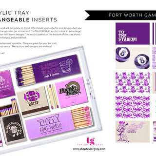 Gameday Fort Worth - Tray Insert