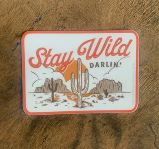 Stay Wild Darlin' Sticker