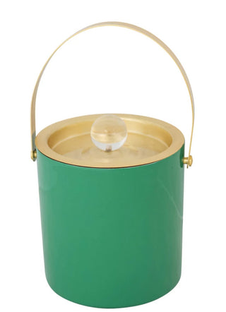 1-1/2 Quart Enameled Stainless Steel Ice Bucket with Lid
