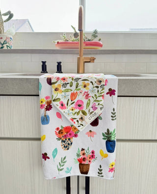 Petal Lane & Posey: Double Sided-Hand Towel Washcloth Set