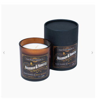 Bourbon & Tobacco 8 oz Soy Candle