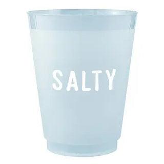 Salty - Set of 8 Frosted Cups