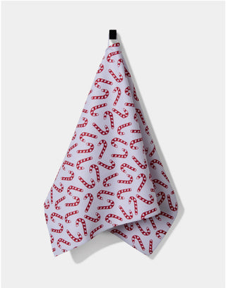 Christmas Candy Canes Tea towel