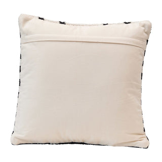Square Black & Cream Pillow