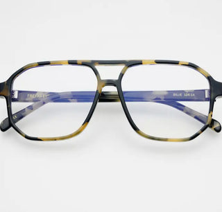 Billie Blue Light Readers Reading Glasses Unisex Eyeglasses- Tortoise +2.5