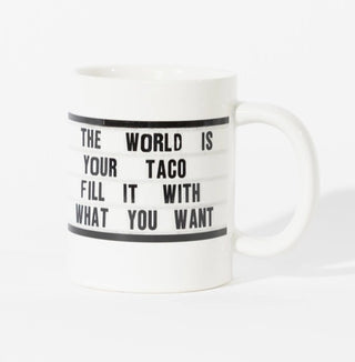 Coffee Mug 16oz- World is Your Taco