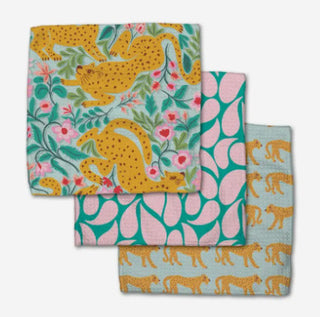 Cheetah Haven Dishcloth Set