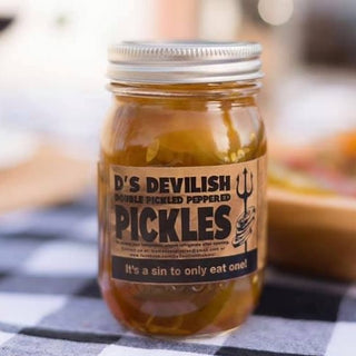 D's Devilish Double Pickled Peppered Pickles
