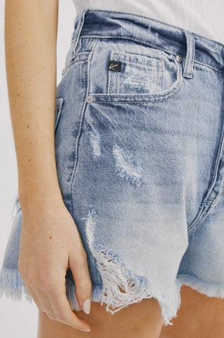 Laurel High Rise Mom Shorts