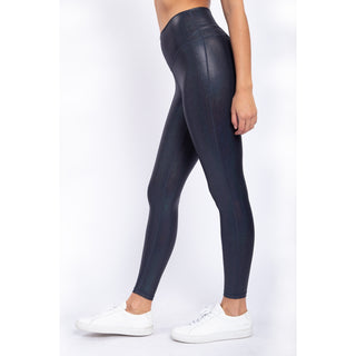 Iridescent Holo Foil High-Waisted Leggings