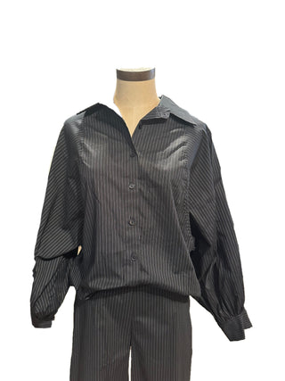 Batwing Sleeve Button Up Shirt