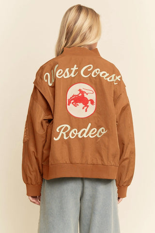 West Coast Rodeo Embroidered Bomber Jacket