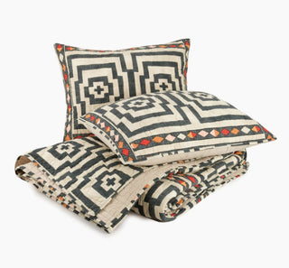 Hypnotic 3-Piece Quilt Set (Black)- King