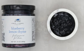 Blueberry Lemon Thyme Fruit Preserves for Cheese- 10oz