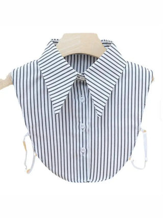 Striped Fake Collar