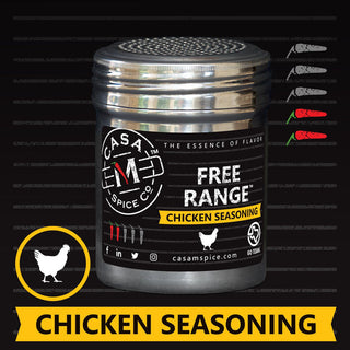 Free Range Chicken Seasoning--stainless steel shaker