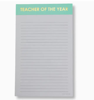 Teacher of the Year - Line Notepad