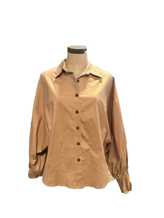 Batwing Sleeve Button Up Shirt