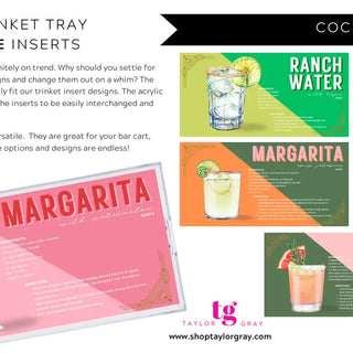 Cocktails Vol 2 - Trinket Tray Insert