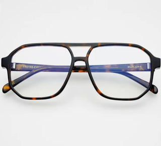 Billie Blue Light Readers Reading Glasses Unisex Eyeglasses- Dark Tortoise +3