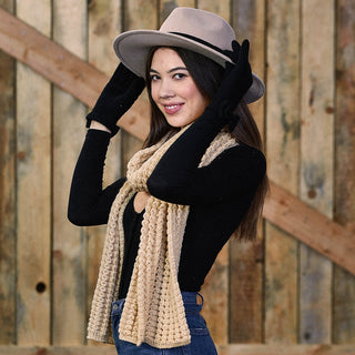 Hilary Wool Panama Hat- Sand